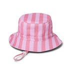 Reversible Bucket Hat Flamingo Stripe