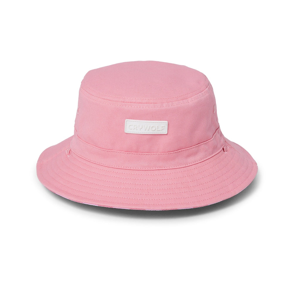 Reversible Bucket Hat Flamingo Stripe