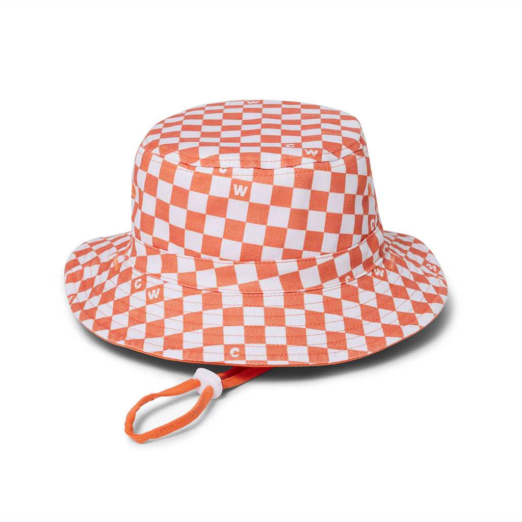 Reversible Bucket Hat Sunset Check