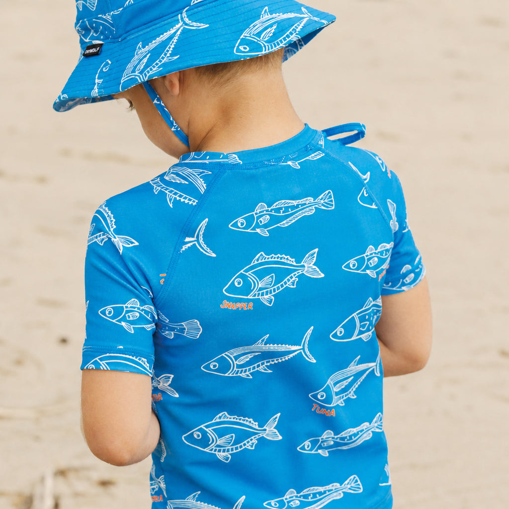 Short Sleeve Rash Set Saltwater