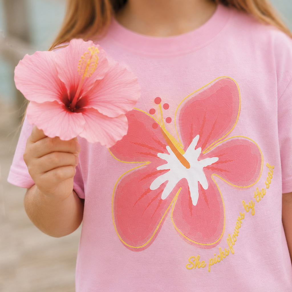 Sun Smart T-Shirt Hibiscus Daze