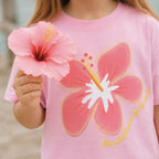 Sun Smart T-Shirt Hibiscus Daze