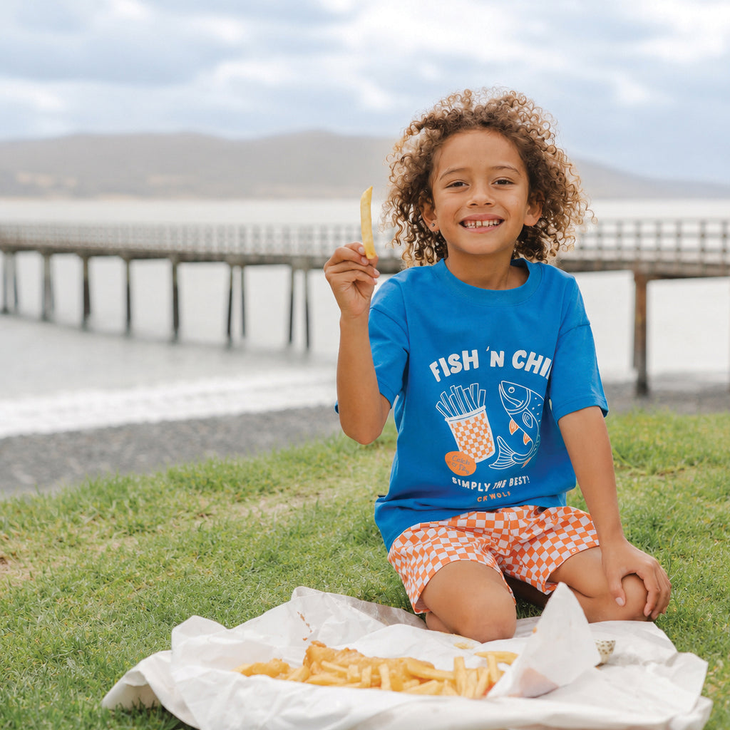 Sun Smart T-Shirt Fish 'N Chips