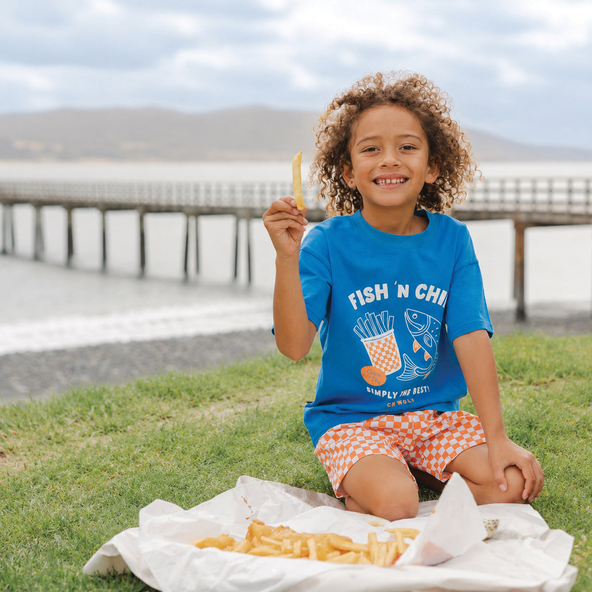 Sun Smart T-Shirt Fish 'N Chips