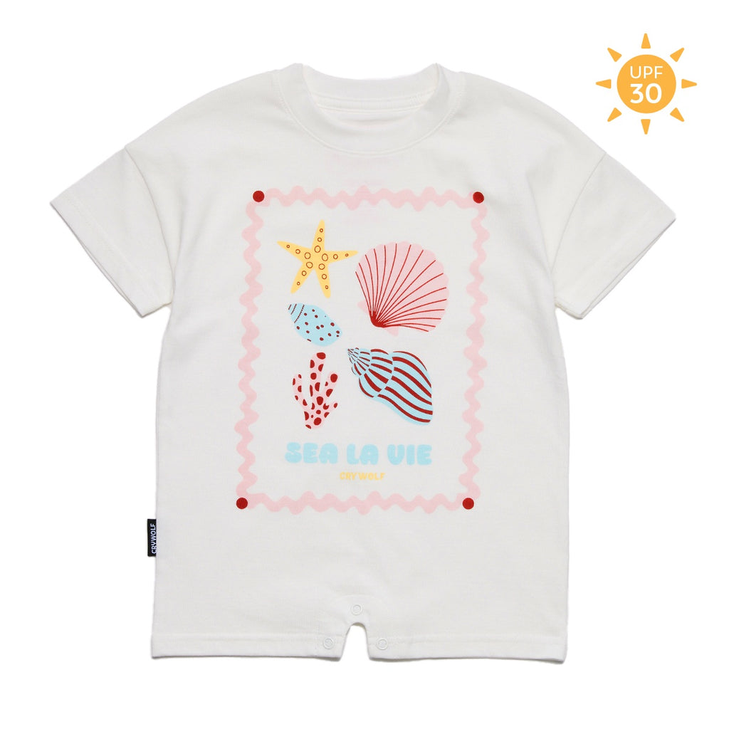 Sun Smart Romper Little Shell