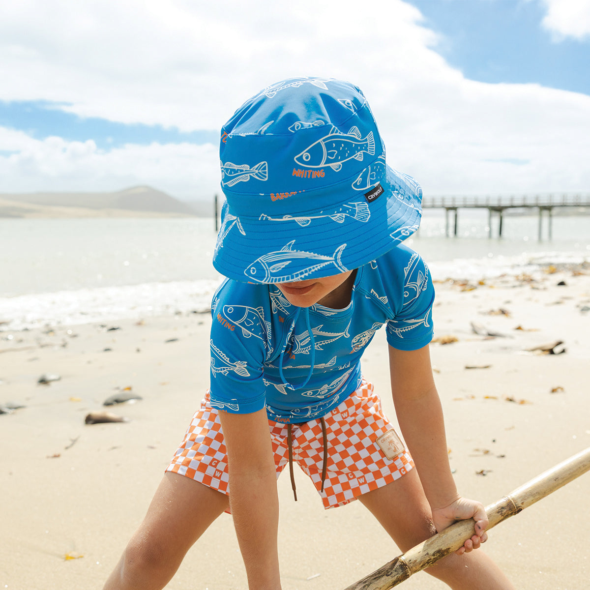 Swim Bucket Hat Saltwater