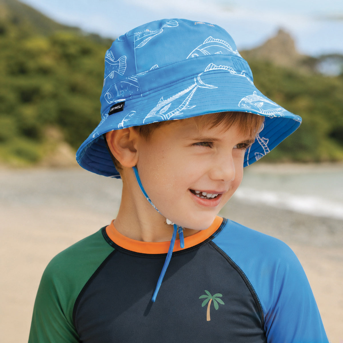 Swim Bucket Hat Saltwater
