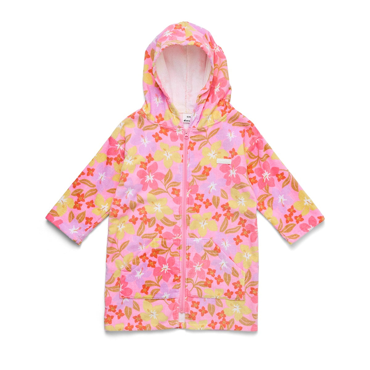 Zip-Up Towel Hibiscus Daze