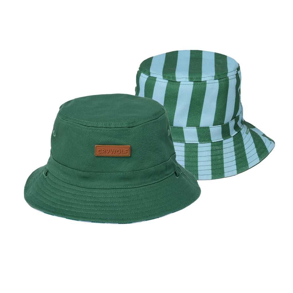 Reversible Bucket Hat Deck Stripe