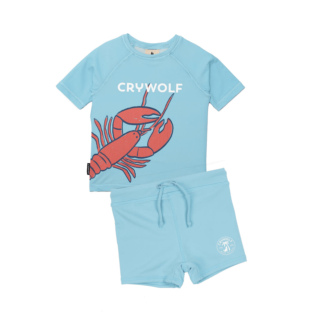 Crywolf Short Sleeve Rash  Set - Fresh Lobster