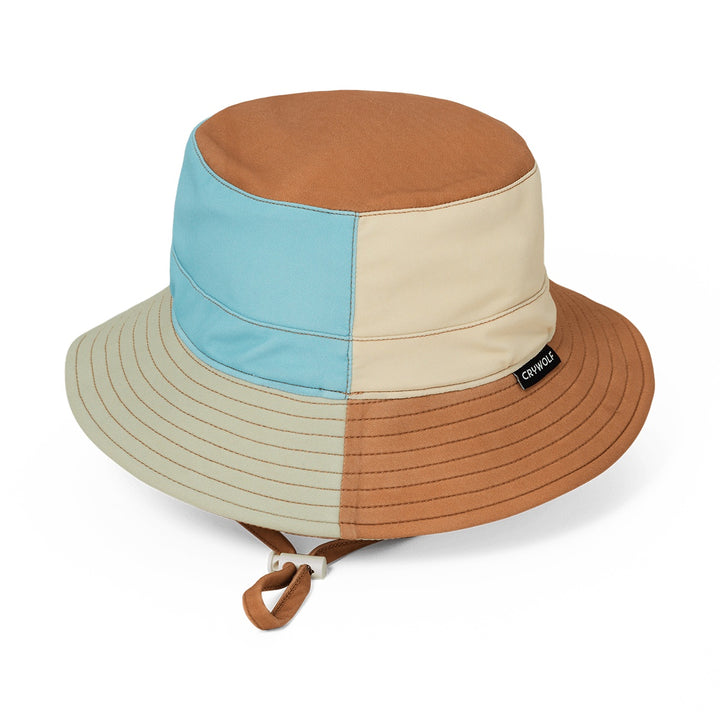 Crywolf Swim Bucket Hat - Ocean Colourblock