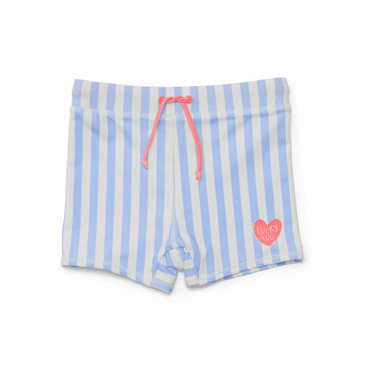 Crywolf Swim Short - Sky Blue Stripe