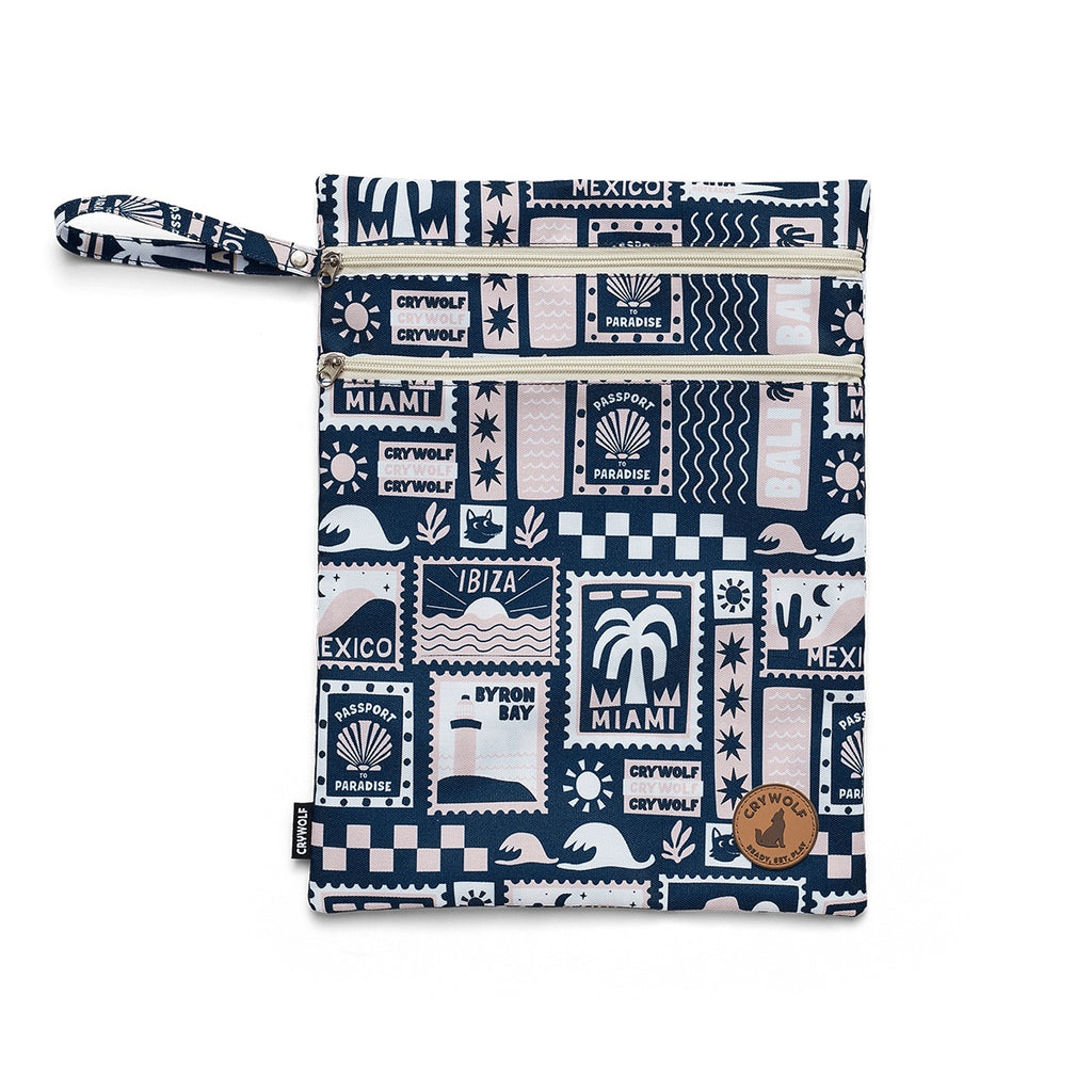 Crywolf Wet Bag - Blush Postcards