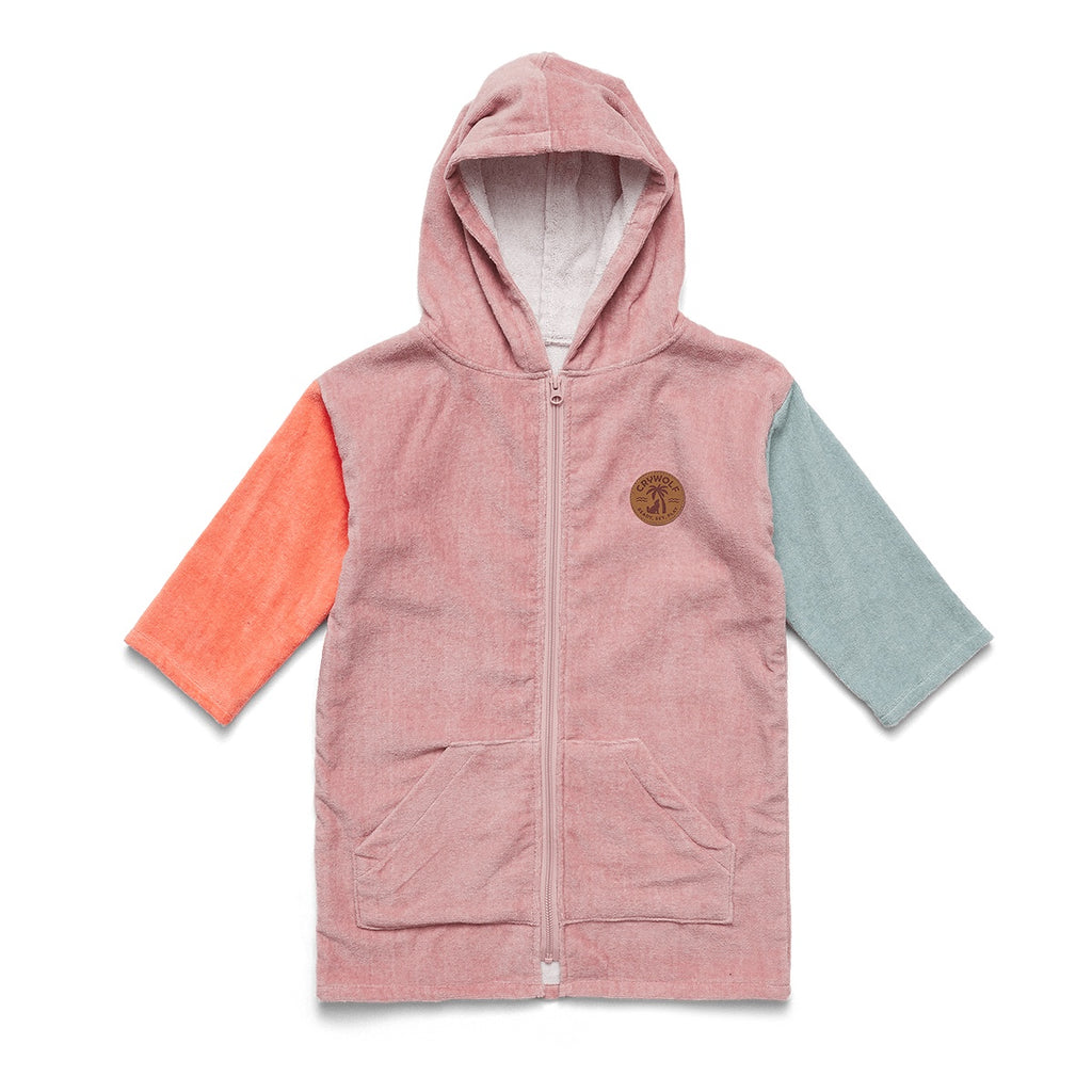 Everywhere Zip-Up  Towel - Sunset Colour Block