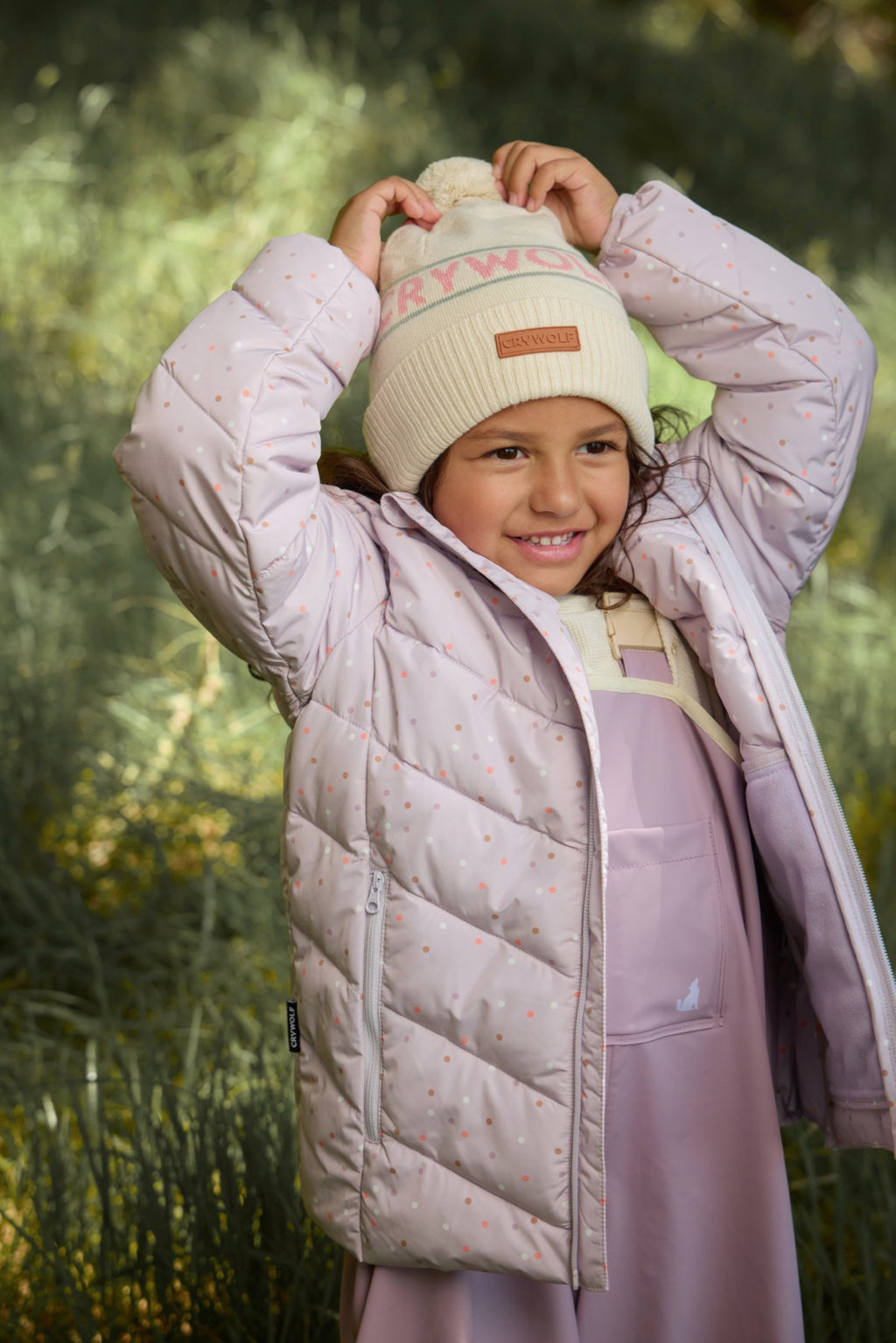 Eco-Puffer Heather Dots