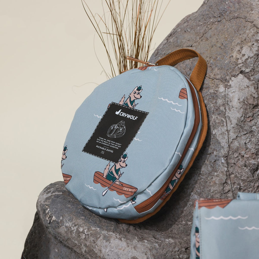 Packable Duffel - Kayak Wolf