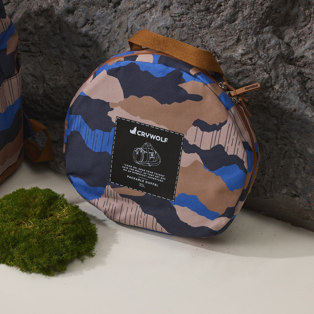 Packable Duffel - Camo Mountain