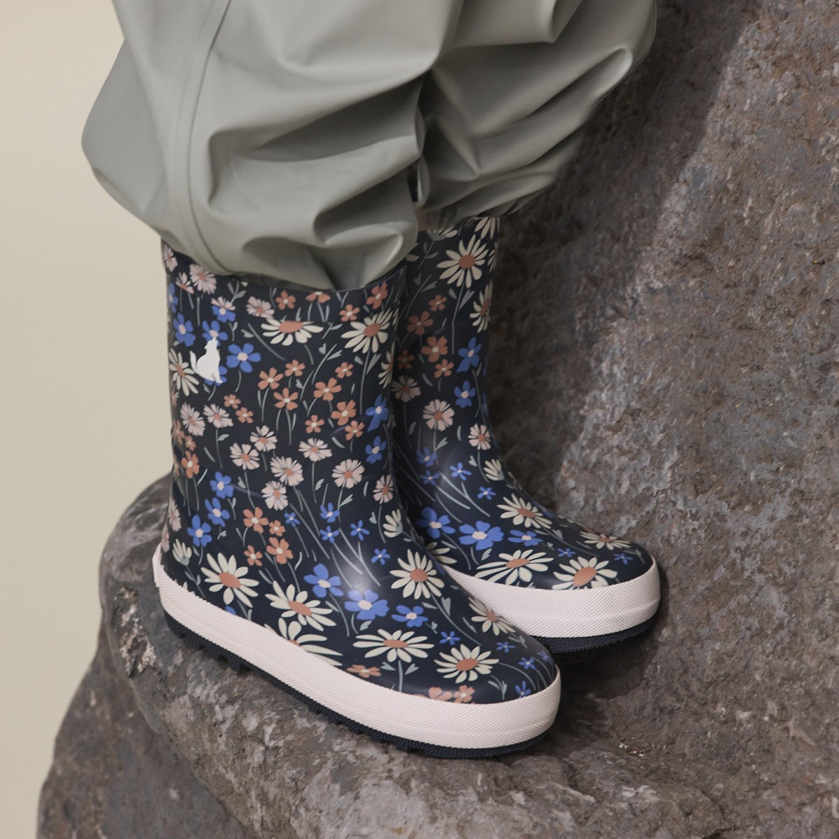Rain Boots - Winter Floral