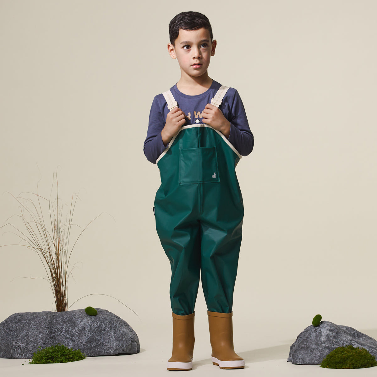 Crywolf Rain Overalls - Forest Green