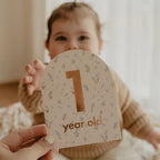 Baby Milestone Cards - Broderie