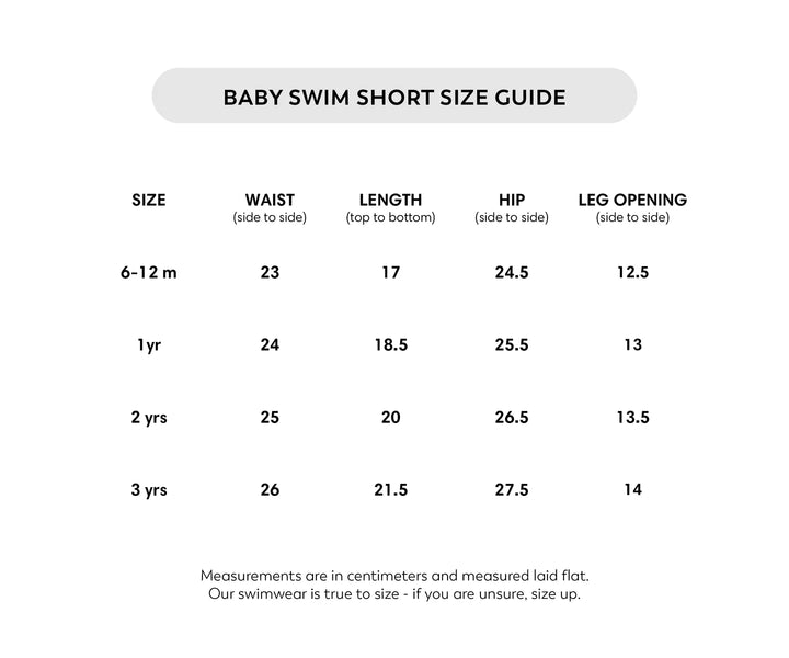 Crywolf Baby Swim Short - Lucky Picnic