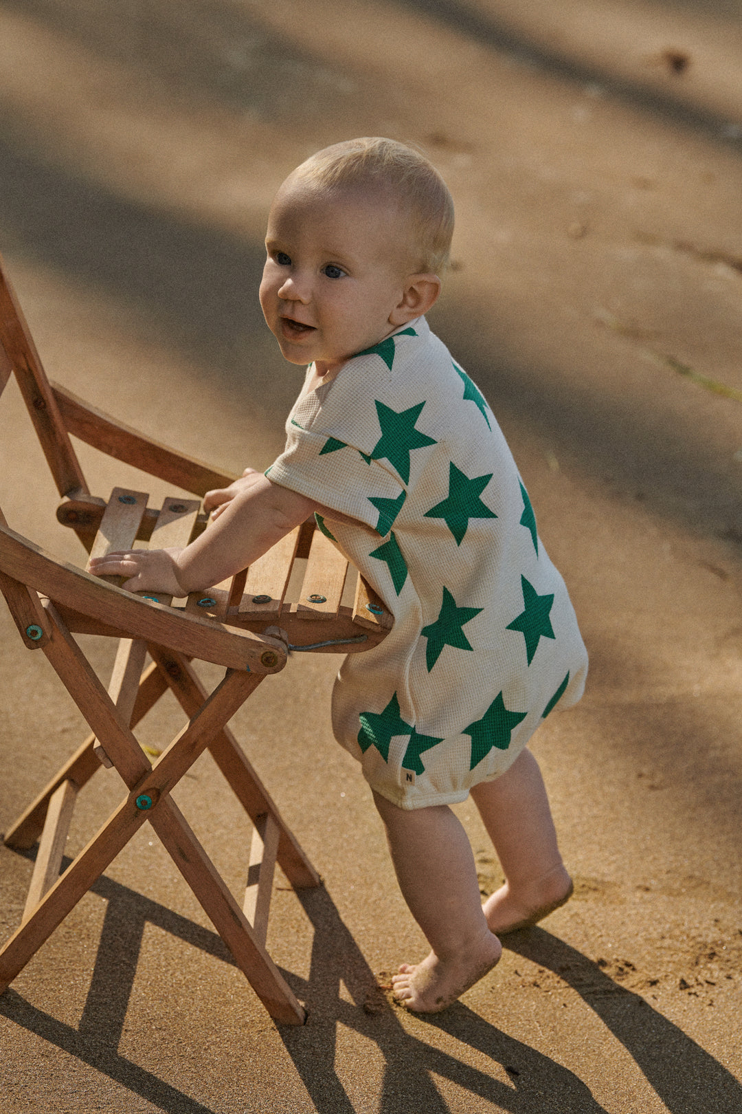 Nature Baby Juno Romper Waffle - Magic Print