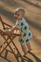Juno Romper Waffle - Magic Print
