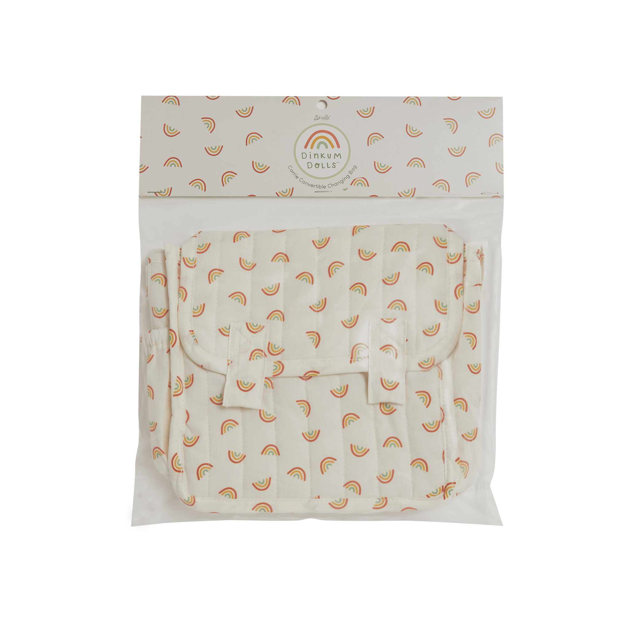 Carrie Convertible Changing Set - Rainbow Print