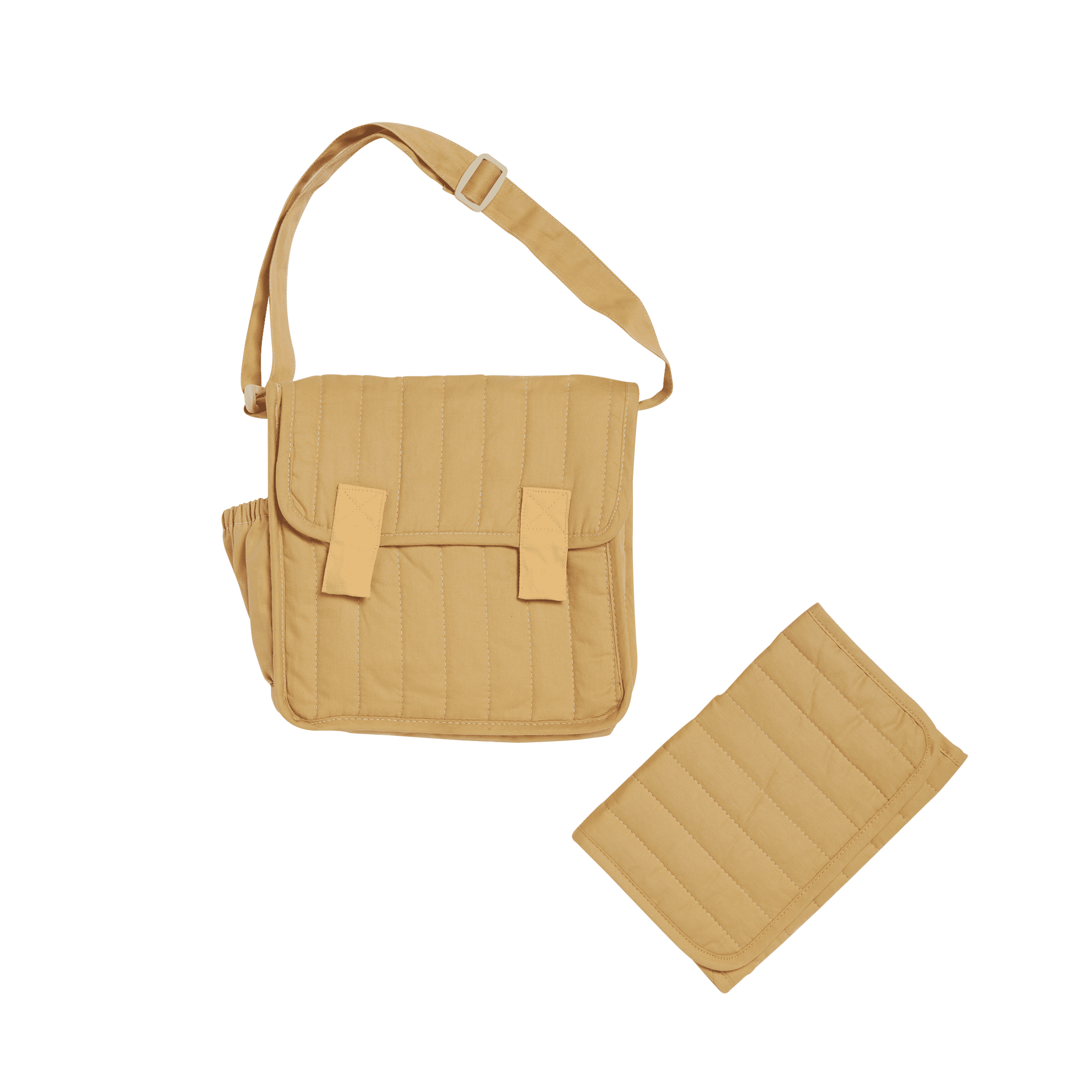 Olli Ella Carrie Convertible Changing Set - Honey