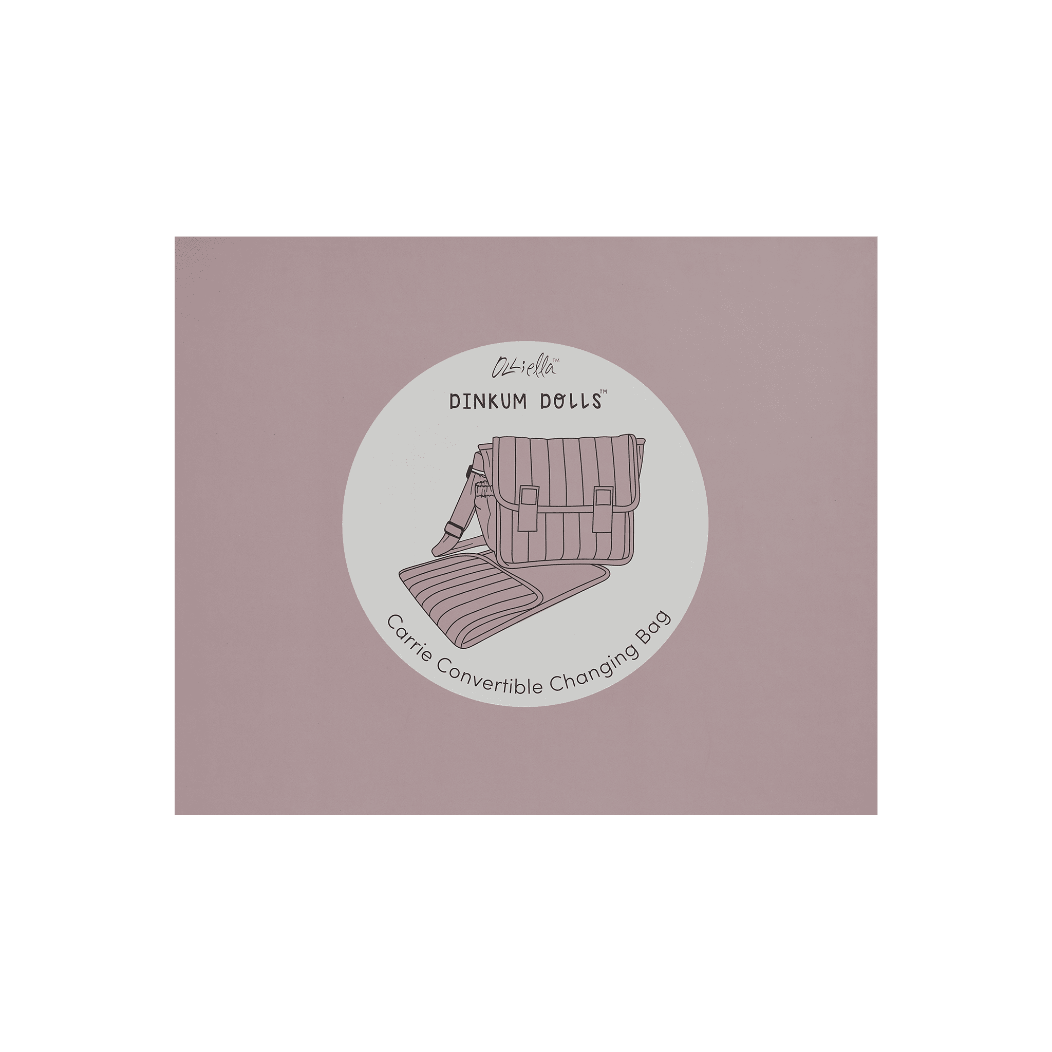 Olli Ella Carrie Convertible Changing Set - Lavender