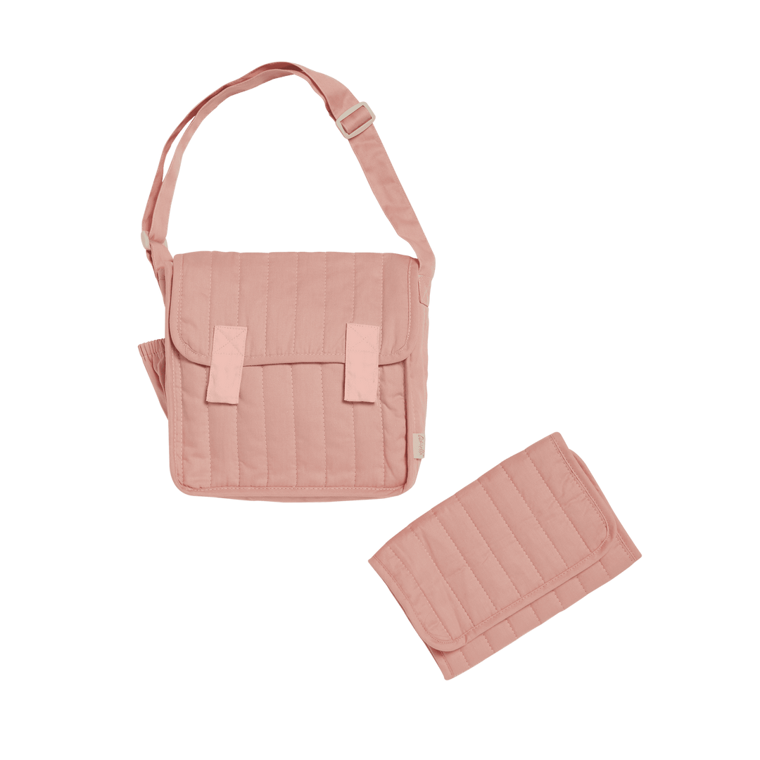 Olli Ella Carrie Convertible Changing Set - Rose