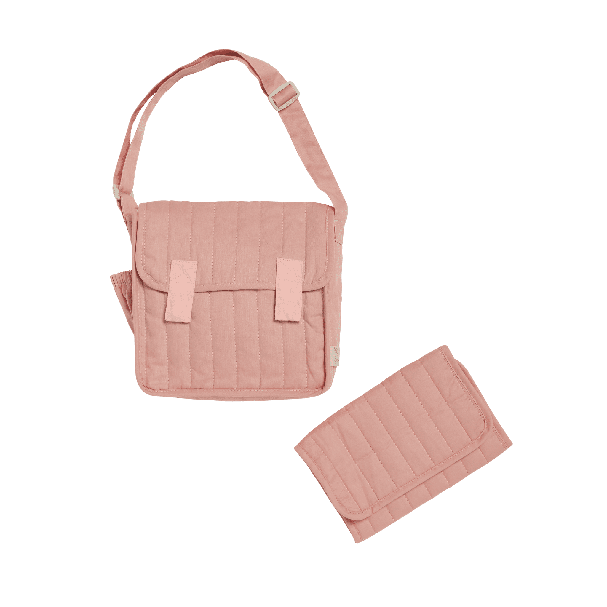 Olli Ella Carrie Convertible Changing Set - Rose