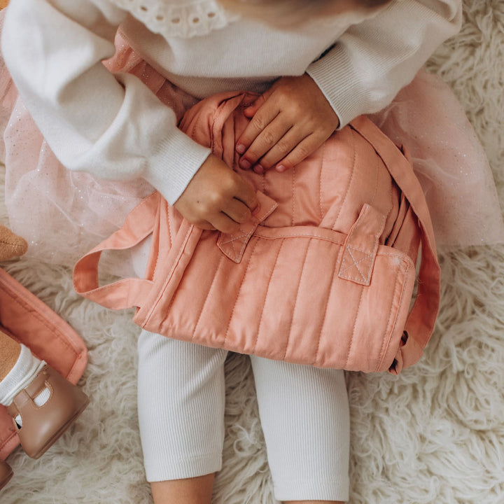 Olli Ella Carrie Convertible Changing Set - Rose