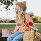Dinkum Doll Carry Cot - Leaf