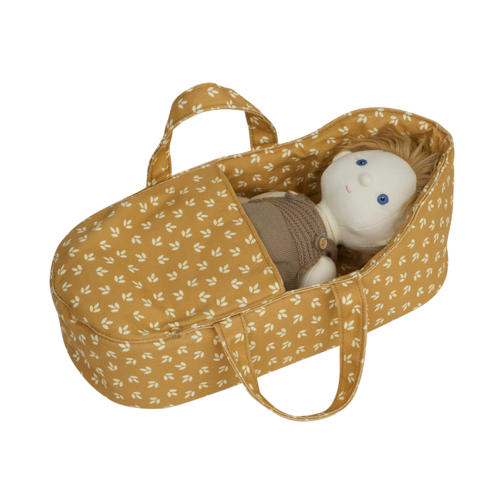 Olli Ella Dinkum Doll Carry Cot - Leaf