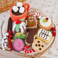 Grazing Box of Christmas Felt Play Food - Set A