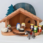 Felt Nativity Peg Dolls Set