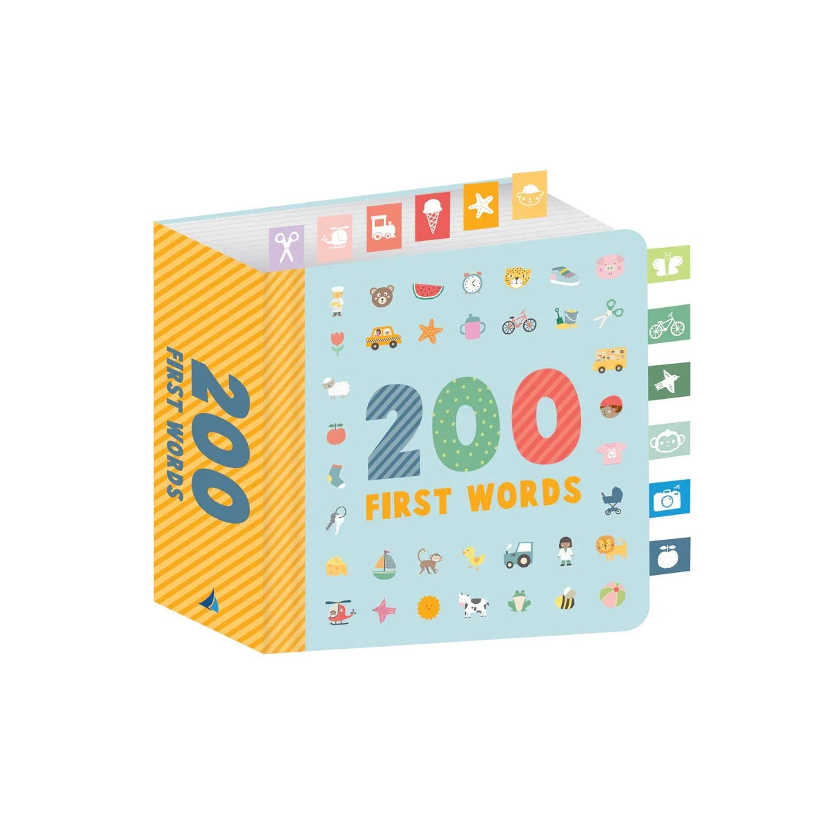 Chunky Ribbon Tabbed Board Book - First 200 Words