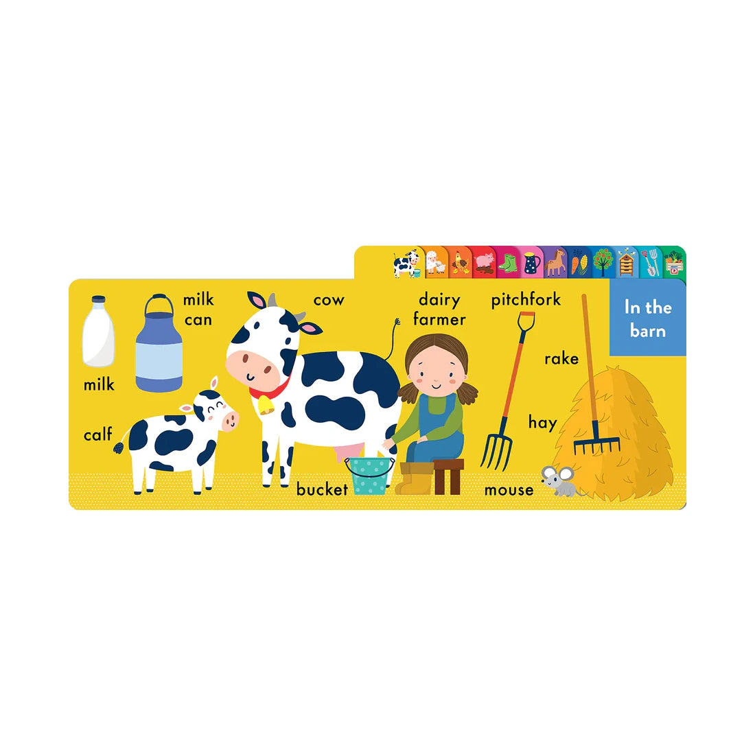 Chunky Tabbed Board Book - On the Farm