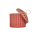Circus Tent Toy Basket - Red/Straw