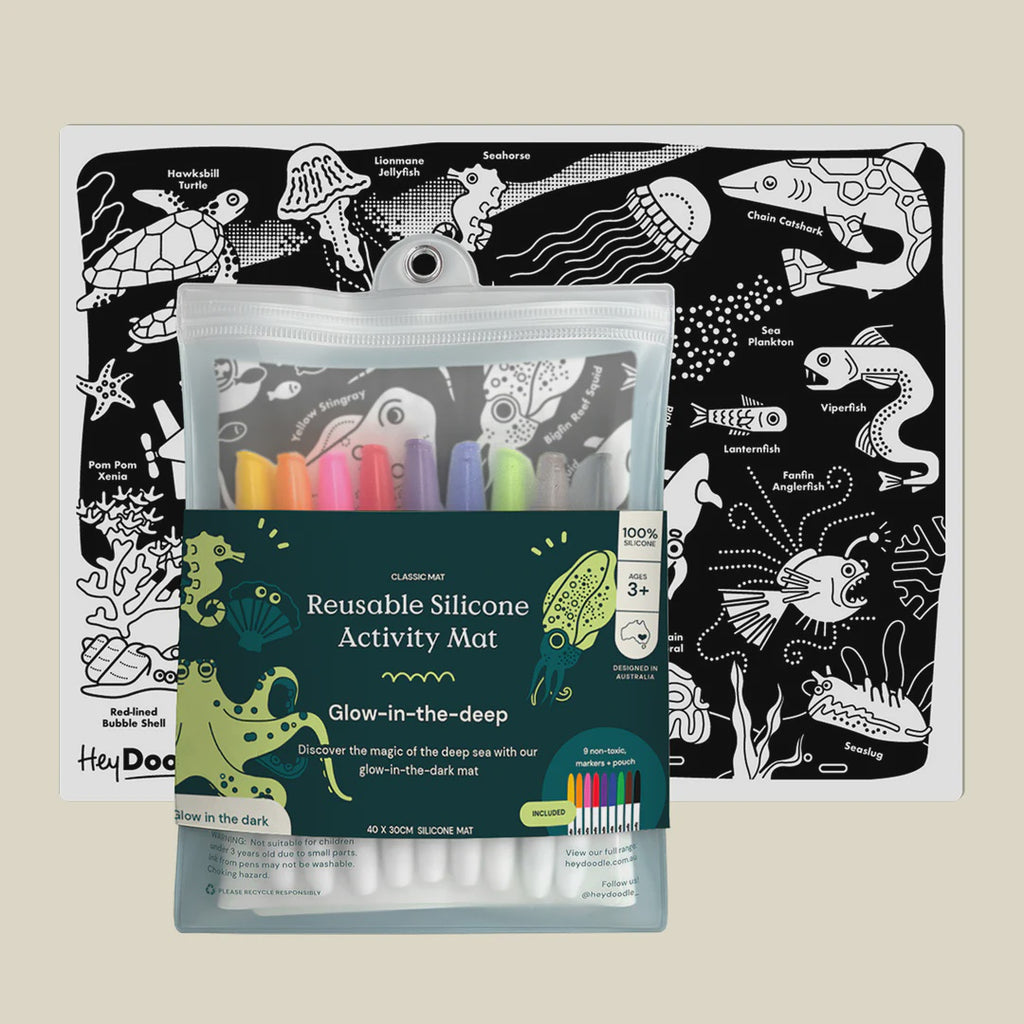 Glow-in-the-deep Classic Colouring & Doodle Mat