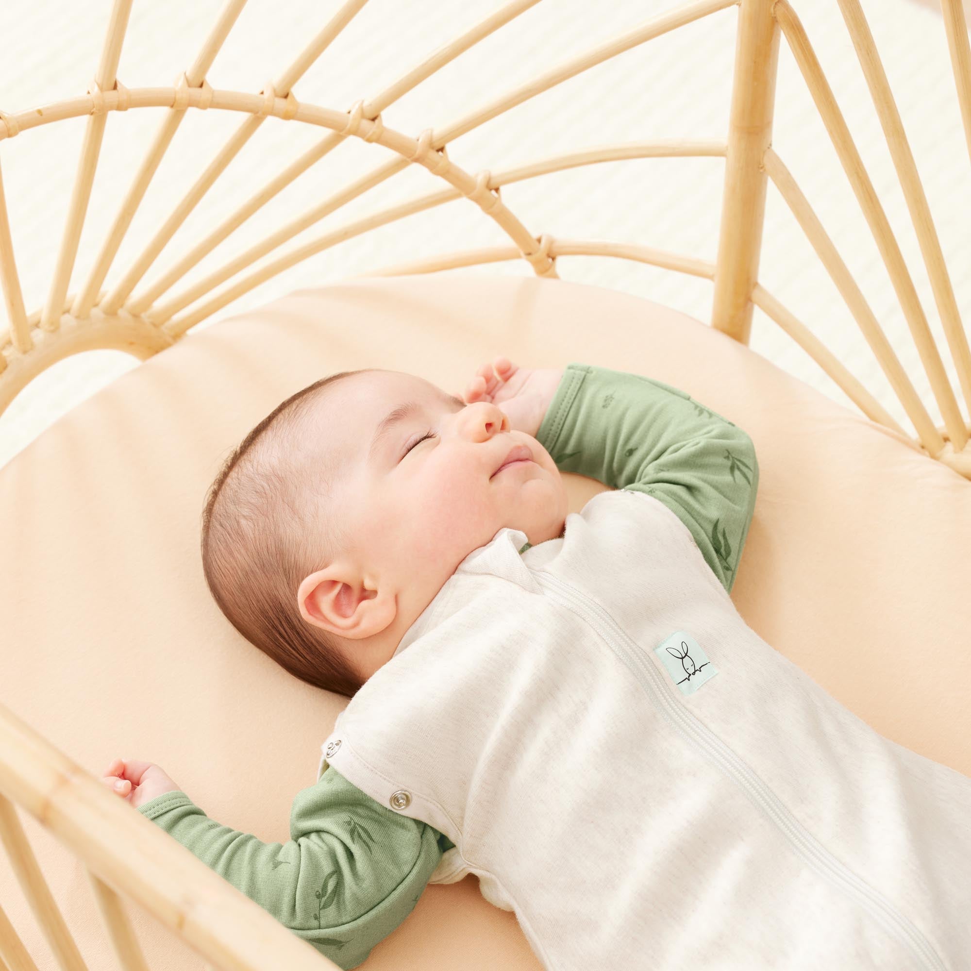 Cocoon Swaddle Bag  1.0 TOG - Oatmeal Marle