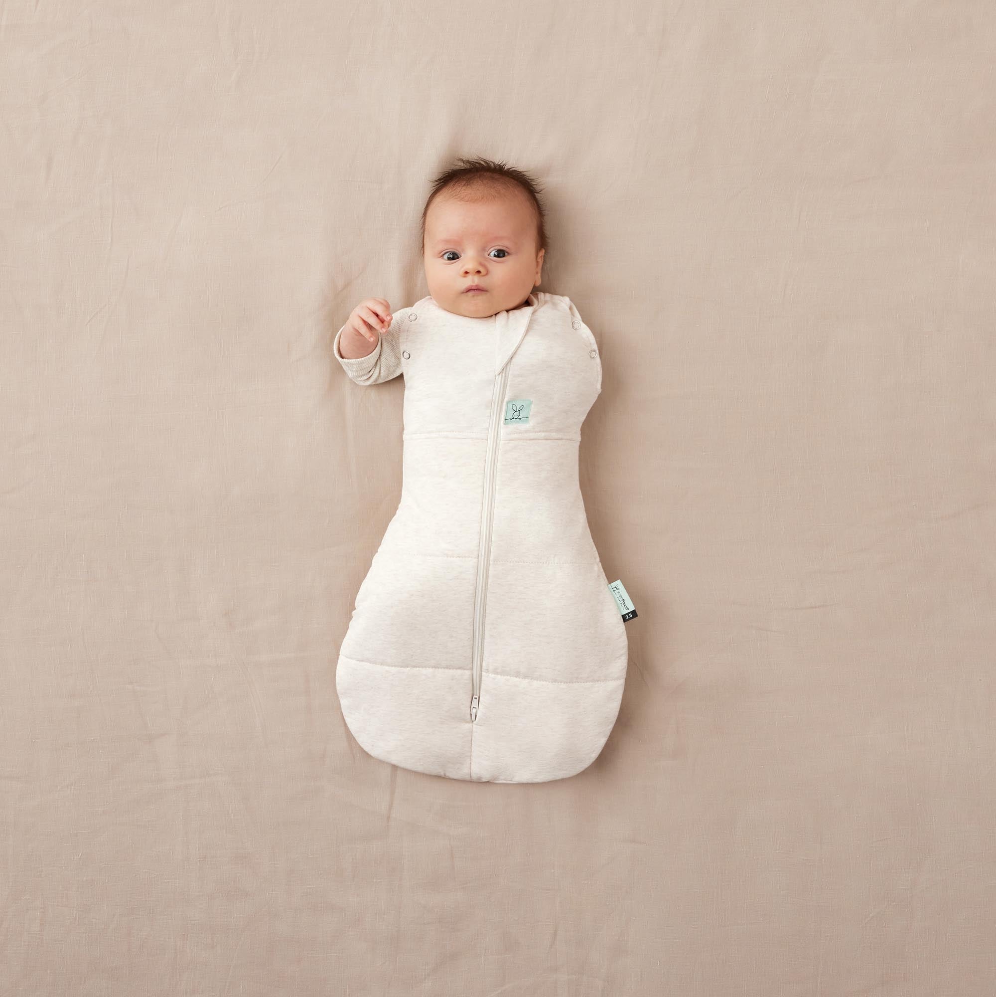 Cocoon Swaddle Bag  2.5 TOG - Oatmeal Marle