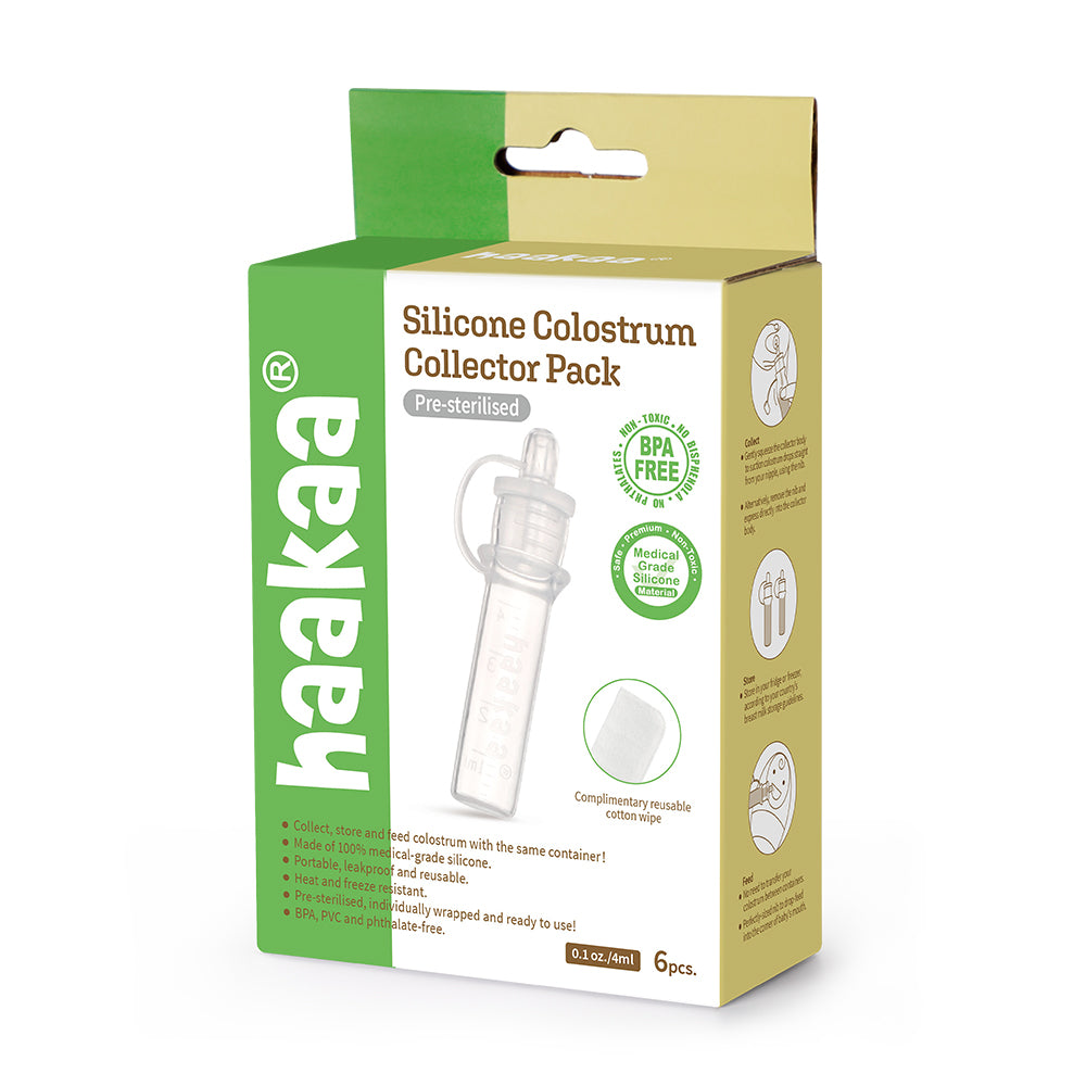 Silicone Colostrum Collector Set Pre Sterilised - 6 pack