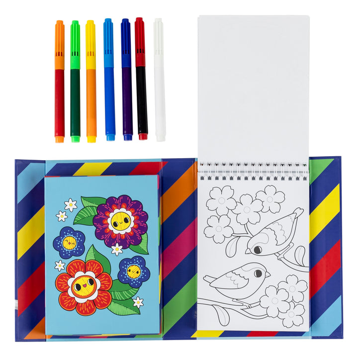 Colour Change Colouring Set - Garden Friends