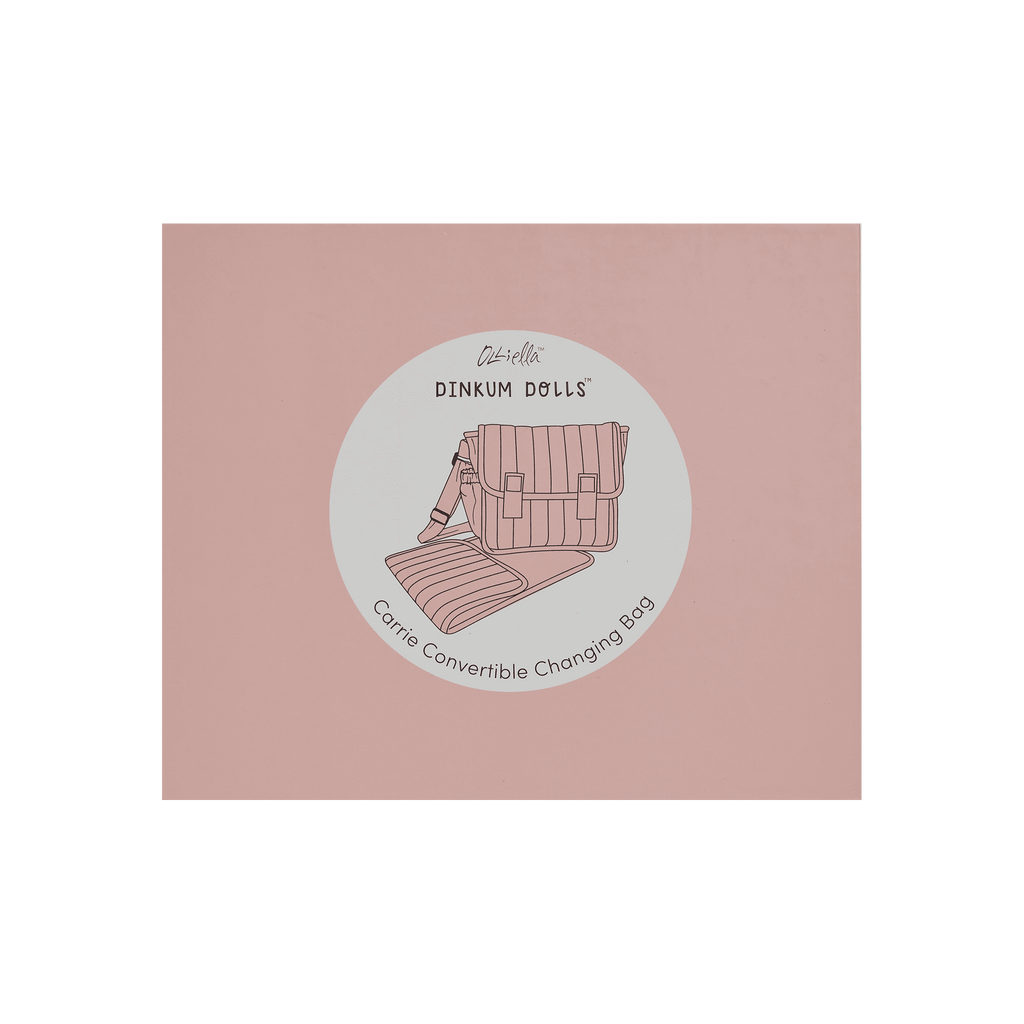 Olli Ella Carrie Convertible Changing Set - Rose