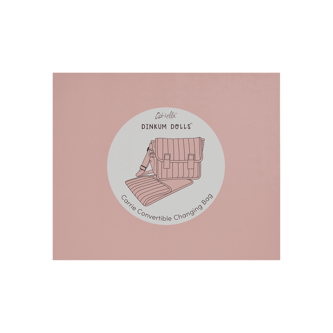 Olli Ella Carrie Convertible Changing Set - Rose