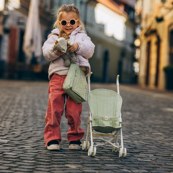 Olli Ella Carrie Convertible Changing Set - Sage