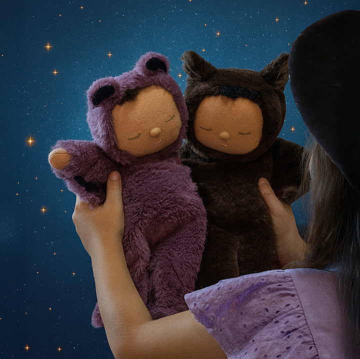 Olli Ella Cozy Dinkum Bat Pip Purple