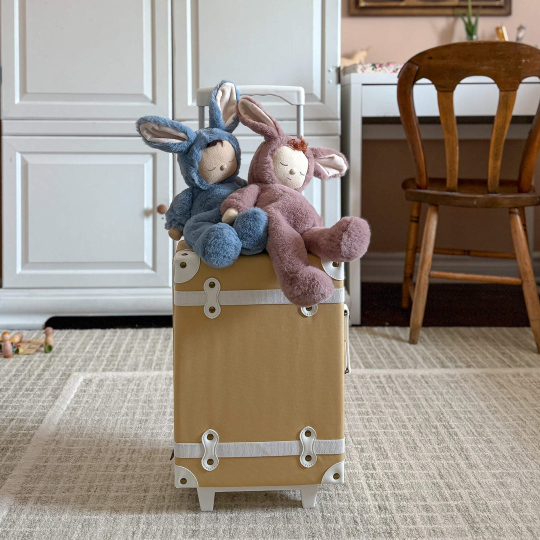 Olli Ella Cozy Dinkum Bunny Pickle - Mauve